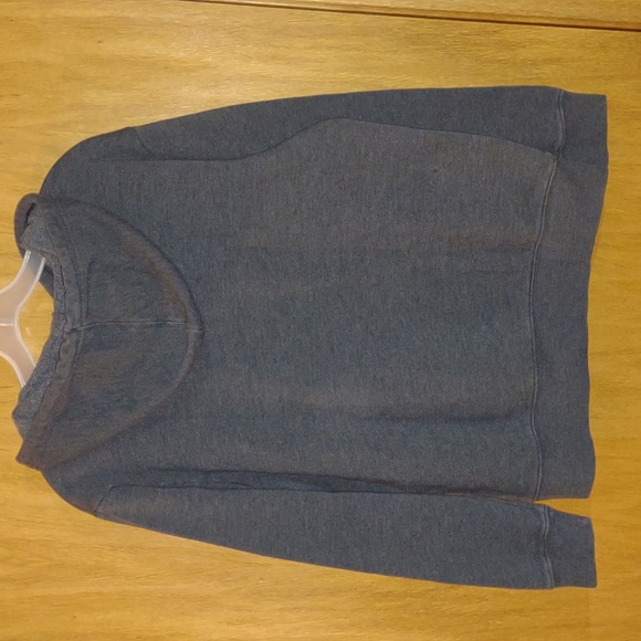 Gap dark gray hoodie jacket pullover Size M patriotic stars stripes long sleeve - Picture 4 of 5